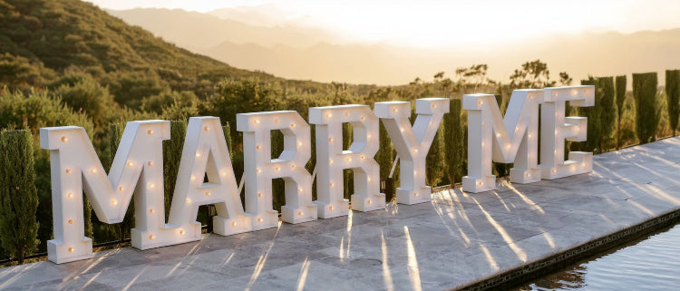 Light Up Your Celebration with Our Marquee Letters
